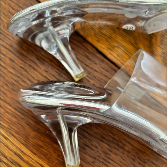 Women's Clear Strap pumps  - Silver - Picture 5 of 8